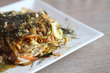 Japanese cuisine, frid noodles Yakisoba