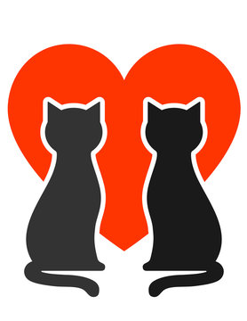 cats with heart