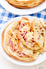 Pancake on a plate