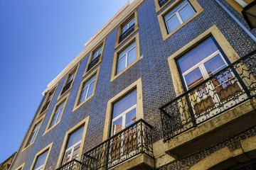 Fototapeta premium Portugal city street view