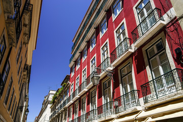 Fototapeta premium Portugal city street view