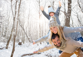 winter familie