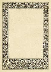retro, Rahmen, vintage, Zierrahmen