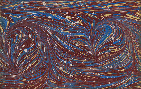 retro, schliere vintage, bunt, Marmorpapier