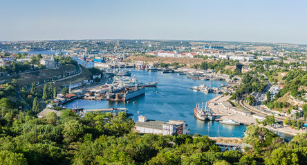 In the port of Sevastopol - obrazy, fototapety, plakaty