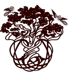 Cosmogonic Tree & birds