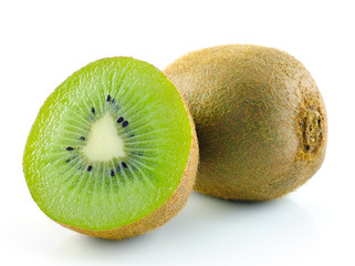 kiwi fruit isolated on white background