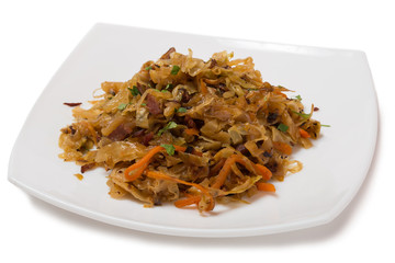 Braised cabbage