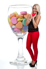 Valentines Day Heart Woman