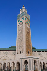 Fototapeta premium Great Mosque Hassan II in Casablanca