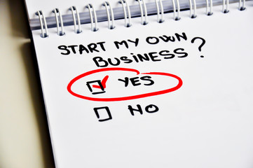 Start own business © adrian_ilie825