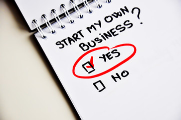 Start own business © adrian_ilie825