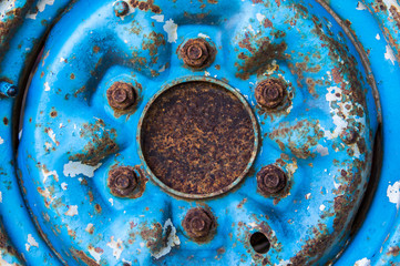 wheel of tractor