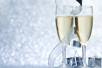 Champagne and decoration