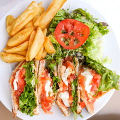Sandwich with chicken