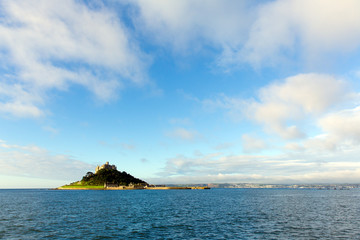 Fototapeta premium St Michaels Mount Cornwall England castle and church