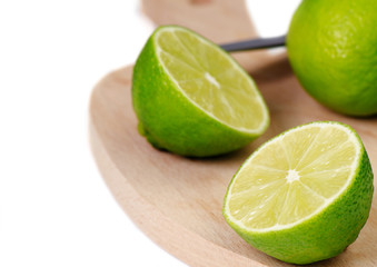 Lime, isolated