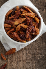 Getrocknete Chilischoten