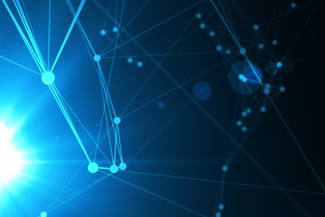 Futuristic black background