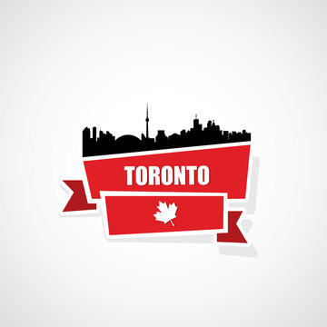 Toronto ribbon banner