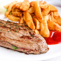 juicy steak beef meat