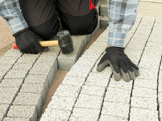 Paving work