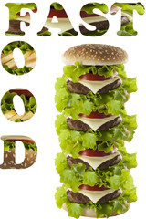 Fast Food, Mega Hamburger