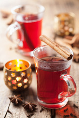 glass of mulled wine