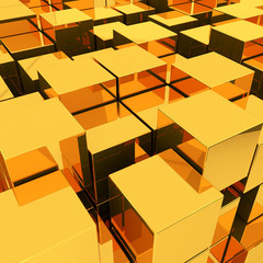 3d illustration basic geometric shapes