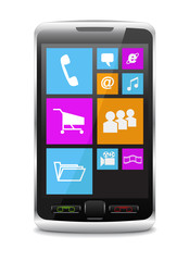 Modern mobile phone.