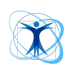 Vector Logo Leonardo da Vinci © puckillustrations
