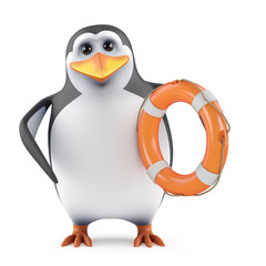 Penguin hands you a lifering