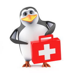 Penguin supplies first aid