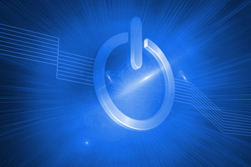 Digitally generated turn off button