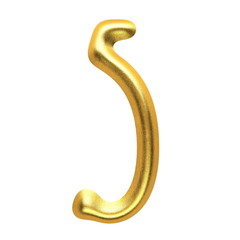 isolated golden figure