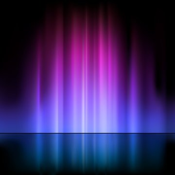 Colored Light Fountain - Abstract Background