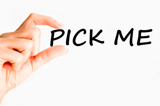 Pick me concept