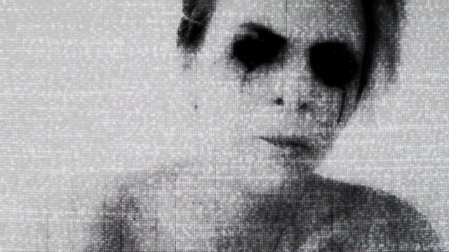 Vintage Horror Static Creepy