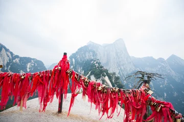 Foto auf Leinwand Huashan-Bergszene © cityanimal