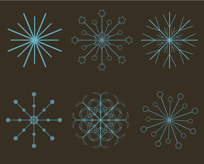 Snowflakes collection