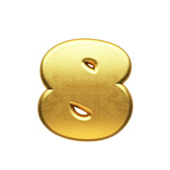 isolated golden figure