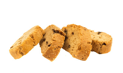 rich cookies with chocolate