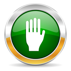 Obraz premium stop icon