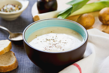 Leek and Potatoes soup