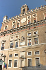 Fototapeta na wymiar Collegio Romano w Rzymie (Gregorian University Päpstliche)