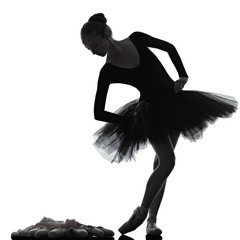 young woman ballerina ballet dancer dancing © snaptitude