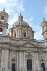 Fototapeta na wymiar Sant’Agnese in Agone a Roma