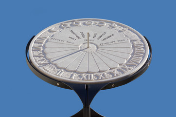 Equatorial Marble Sundial in Aiello del Friuli