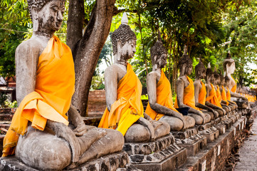 Buddha statue in thai temple