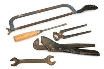 adjustable spanner with old tools